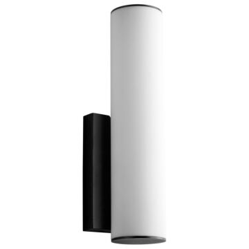 Fugit LED Wall Sconce in Black by Oxygen Lighting