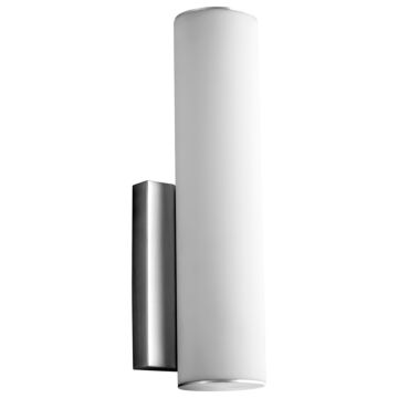 Fugit LED Wall Sconce in Polished Nickel by Oxygen Lighting