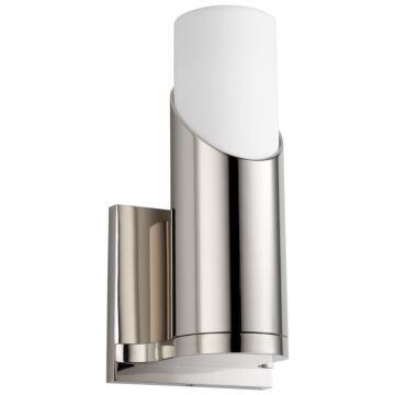 Ellipse LED Wall Sconce in Polished Nickel by Oxygen Lighting