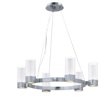 Silo LED Chandelier in Polished Chrome by Maxim
