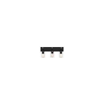 Fulton 3-Light Bathroom Vanity Light Bar Vanity in Matte Black