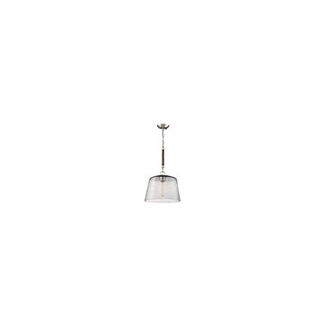 Windrush 1-Light Pendant in Polished Nickel