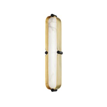 Tribeca LED Bath Bracket in Aged Brass Black by Hudson Valley