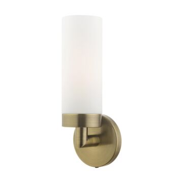 Aero 1-Light Wall Sconce in Antique Brass