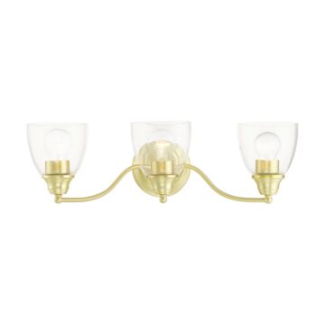 Montgomery 3-Light Bathroom Vanity Light in Satin Brass