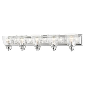Birmingham 5-Light Bathroom Vanity Light in Polished Chrome