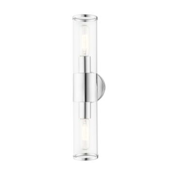 Banca 2-Light Bathroom Vanity Light in Polished Chrome