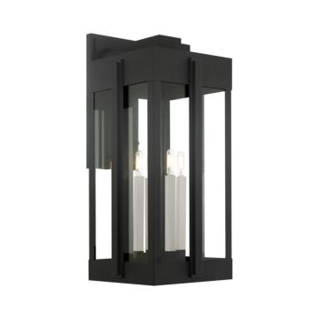 Lexington 4-Light Outdoor Wall Lantern in Black