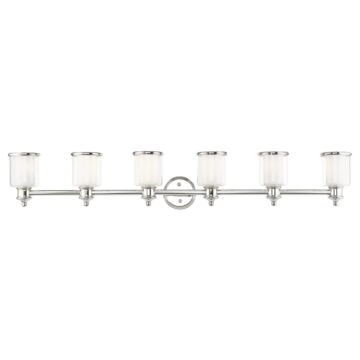 Middlebush 6-Light Bathroom Vanity Light in Polished Nickel