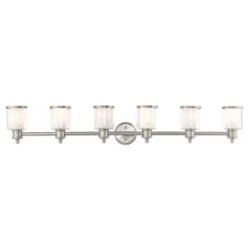 Middlebush 6-Light Bathroom Vanity Light in Brushed Nickel