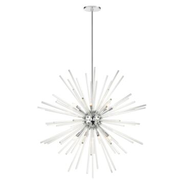 Utopia 16-Light Foyer Pendant in Polished Chrome