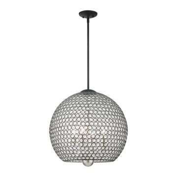 Cassandra 4-Light Pendant in Black