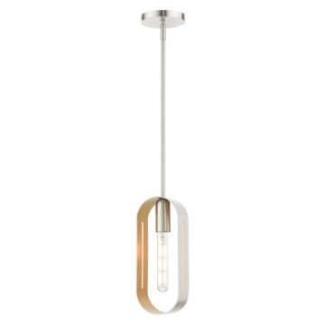 Ravena 1-Light Pendant in Brushed Nickel