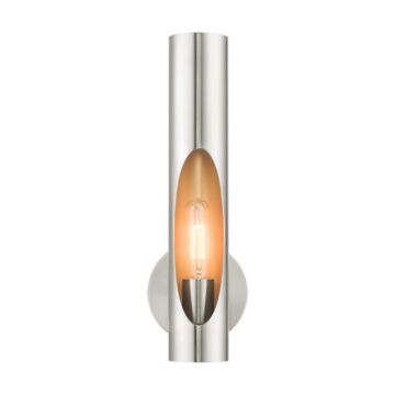 Novato 1-Light Wall Sconce in Brushed Nickel