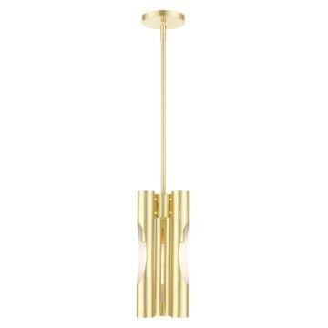 Acra 3-Light Chandelier in Satin Brass
