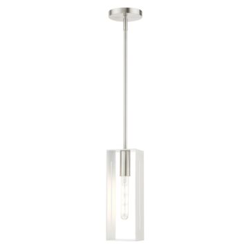 Soma 1-Light Pendant in Brushed Nickel
