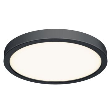 1-Light LED Flush Mount in Black
