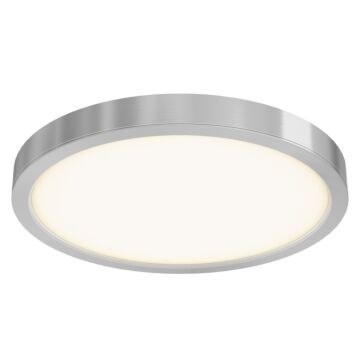 1-Light LED Flush Mount in Satin Nickel