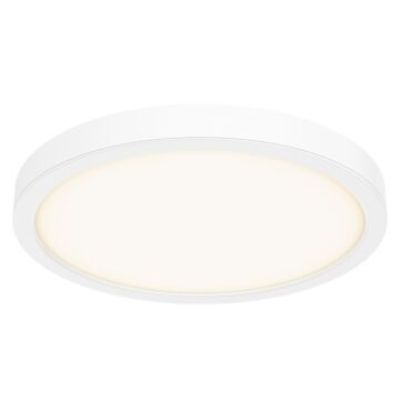 1-Light LED Flush Mount in White