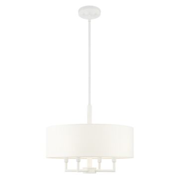 Meridian 4-Light Chandelier in White