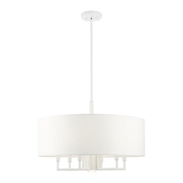 Meridian 7-Light Chandelier in White