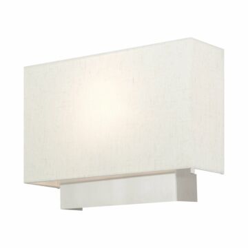 ADA Wall Sconces 1-Light Wall Sconce in Brushed Nickel