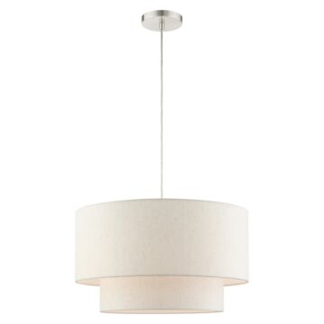Blossom 3-Light Pendant in Brushed Nickel