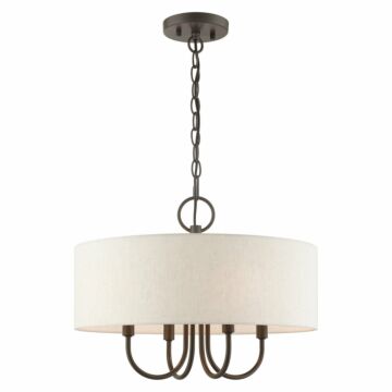 Blossom 4-Light Chandelier in English Bronze