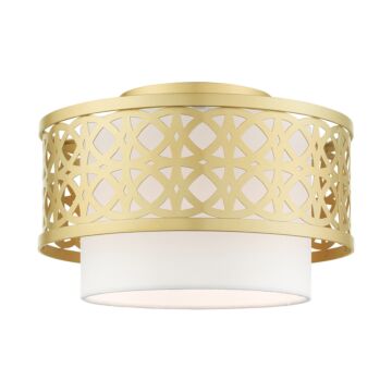 Calinda 1-Light Semi-Flush Mount in Soft Gold