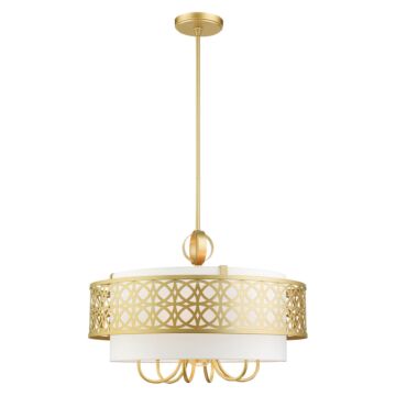 Calinda 7-Light Chandelier in Soft Gold
