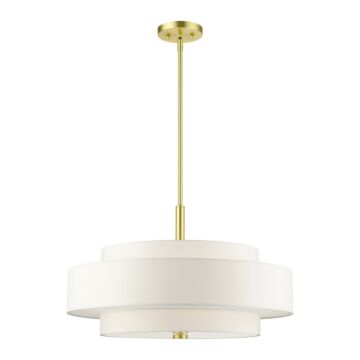 Meridian 5-Light Chandelier in Satin Brass