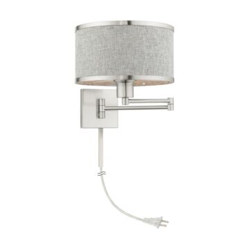 Swing Arm Wall Lamp in Brushed Nickel by Livex Lighting