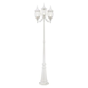 Frontenac  Outdoor Post Mount in Textured White by Livex Lighting