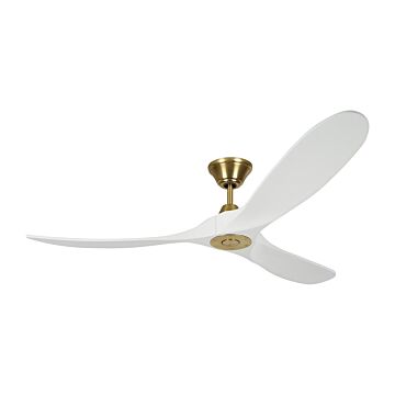 Maverick 60" Ceiling Fan in Burnished Brass by Visual Comfort Fan