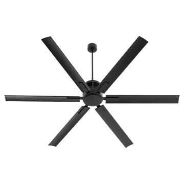 Zeus 80" Ceiling Fan in Matte Black by Quorum International