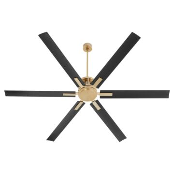 Zeus 80" Ceiling Fan in Aged Brass by Quorum International