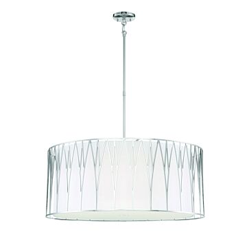 Minka Lavery Regal Terrace 6 Light Pendant Light in Polished Nickel