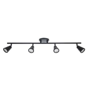 Solo LED Fixed Rail in Black by W.A.C. Lighting