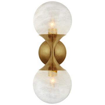Cristol  Wall Sconce in Hand-Rubbed Antique Brass by Visual Comfort Signature