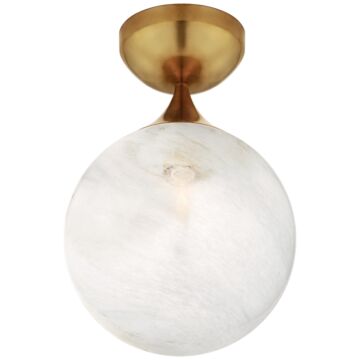 Cristol  Flush Mount in Hand-Rubbed Antique Brass by Visual Comfort Signature