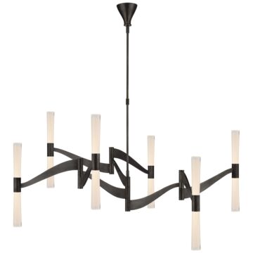 Brenta LED Chandelier in Bronze by Visual Comfort Signature