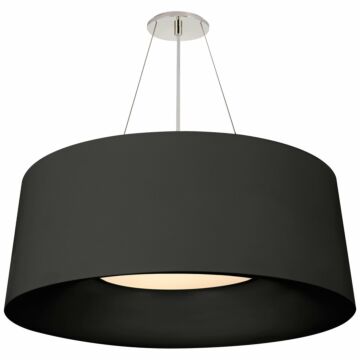 Halo  Pendant in Matte Black by Visual Comfort Signature
