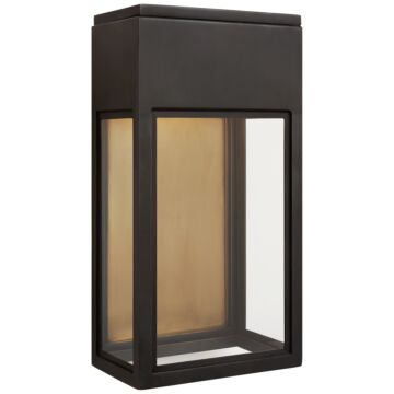 Irvine LED Wall Lantern in Bronze by Visual Comfort Signature