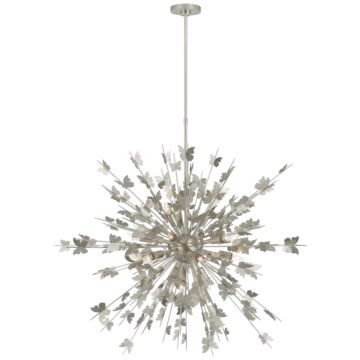 Farfalle  Chandelier in Burnished Silver Leaf by Visual Comfort Signature