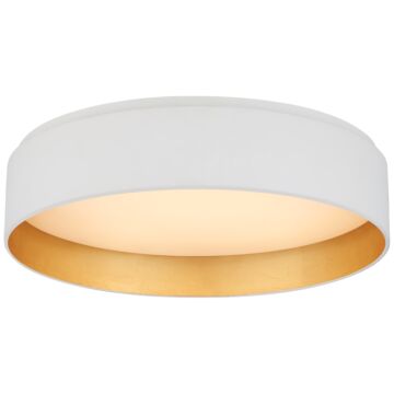 Shaw LED Flush Mount in Matte White by Visual Comfort Signature