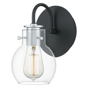 Andrews One Light Wall Sconce in Earth Black by Quoizel