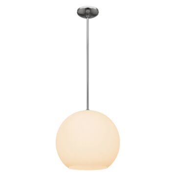 Nitrogen LED Pendant in Brushed Steel by Access