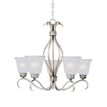 Basix 5-Light Chandelier in Satin Nickel