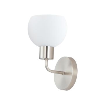 Coraline One Light Wall Sconce in Satin Nickel by Maxim