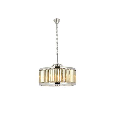 Chelsea 8-Light Chandelier in Polished Nickel